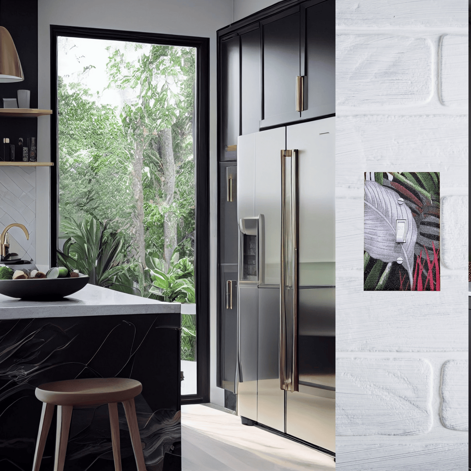 Jungle Love Fabric Light Switch | Wall Plate | Outlet Covers | Toggle | Switchplate - Kustom Kreationz by Kila