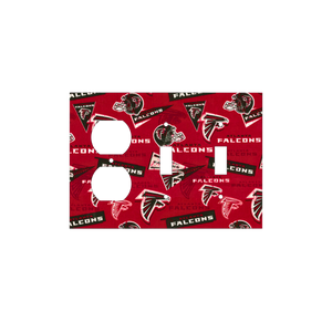 Rise Up in Style | Red Atlanta Falcons Switchplate | Kustom Kreationz