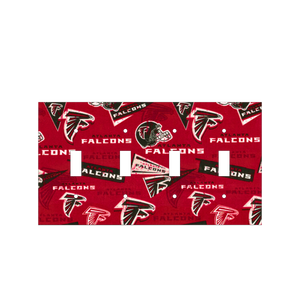 Rise Up in Style | Red Atlanta Falcons Switchplate | Kustom Kreationz