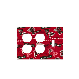 Rise Up in Style | Red Atlanta Falcons Switchplate | Kustom Kreationz