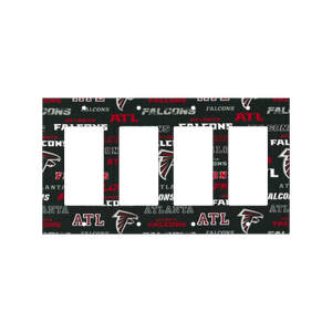 Soulful NFL Black Atlanta Falcons Flair Light Switch Cover