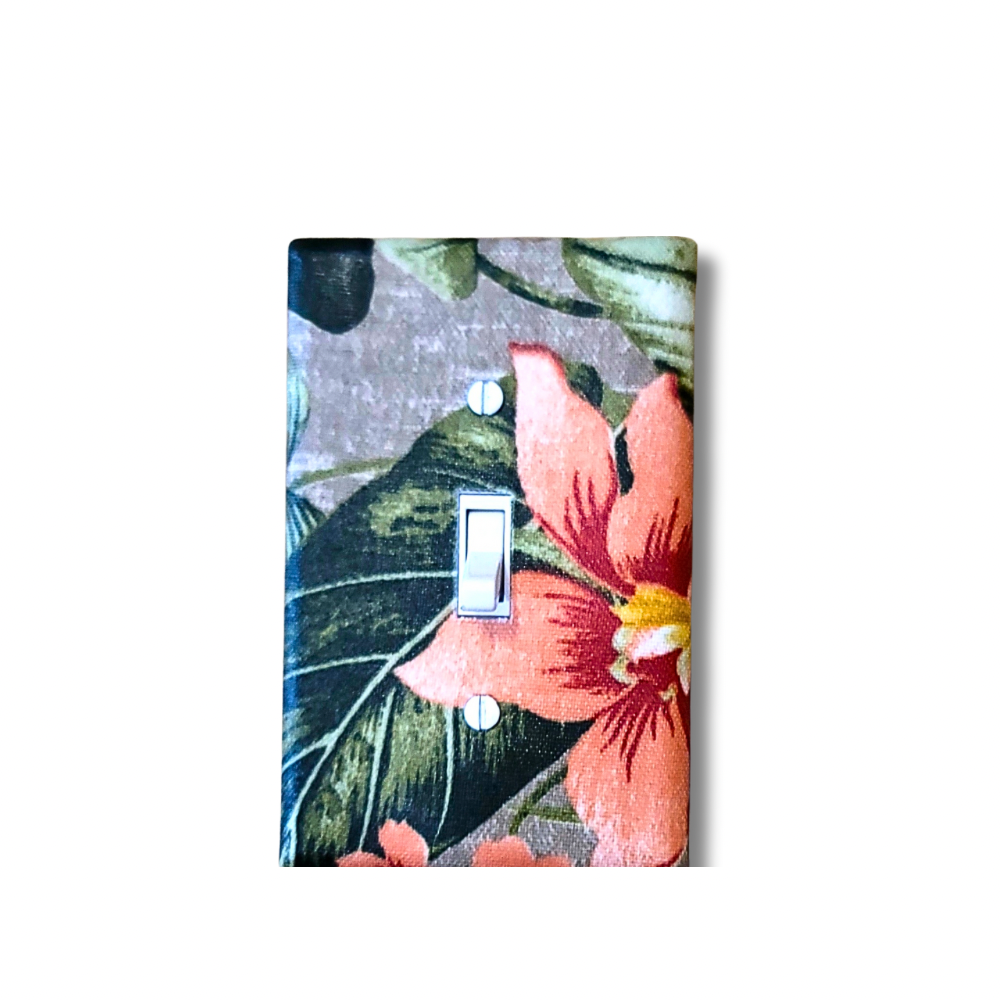 Tropical Serenity | Botanical Light Switch Cover