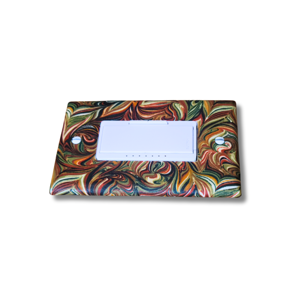 Ember & Emerald Marbled Light Switch Cover