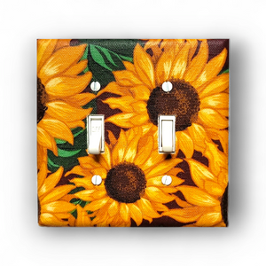 Luxe Sunflower Harvest Switch Plate