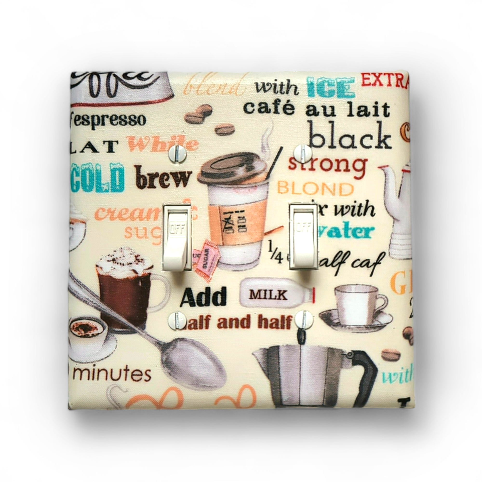 Coffee Ritual Decorative Light Switch Cover