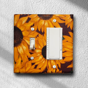 Luxe Sunflower Harvest Switch Plate