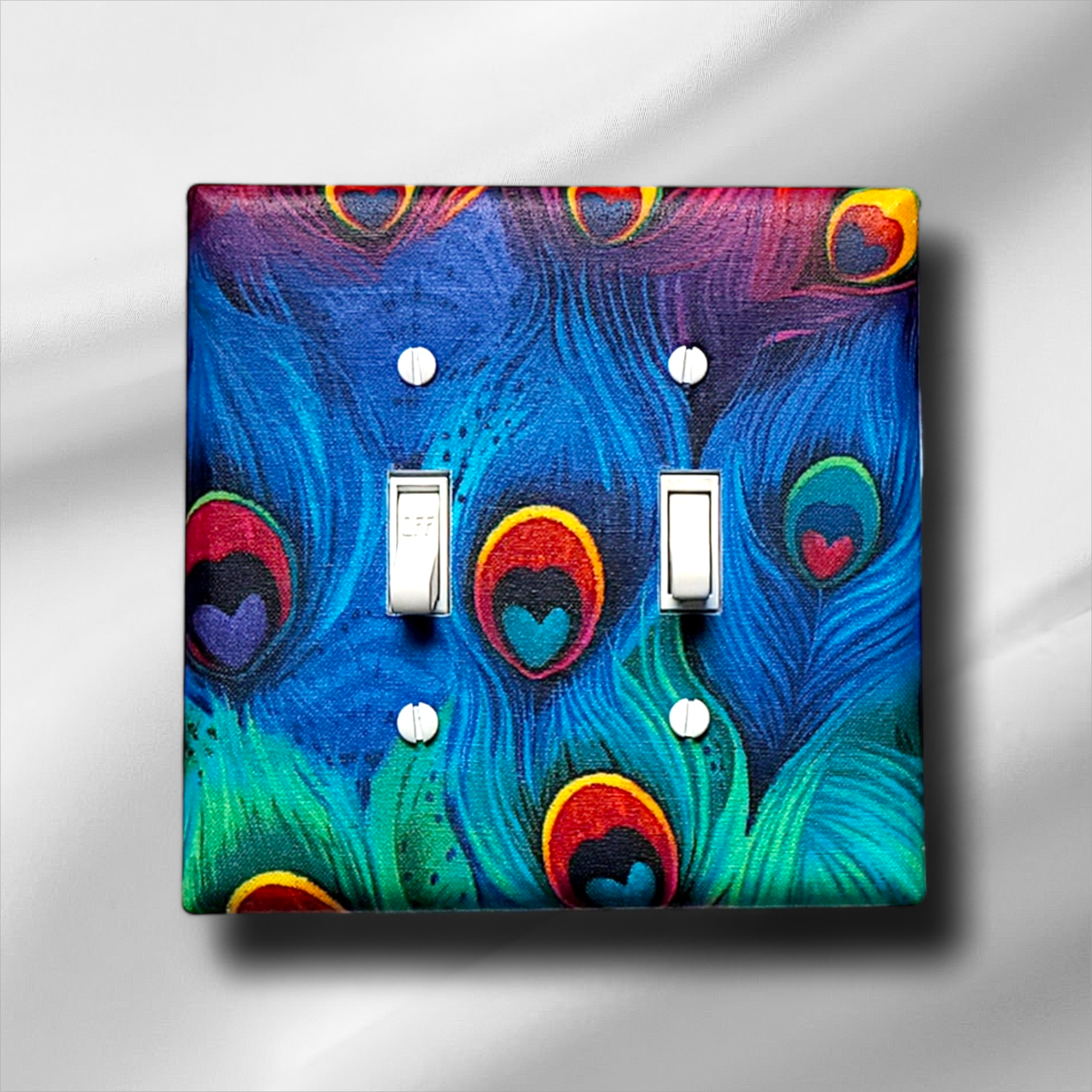 Royal Jewel Peacock Pride Switch Cover