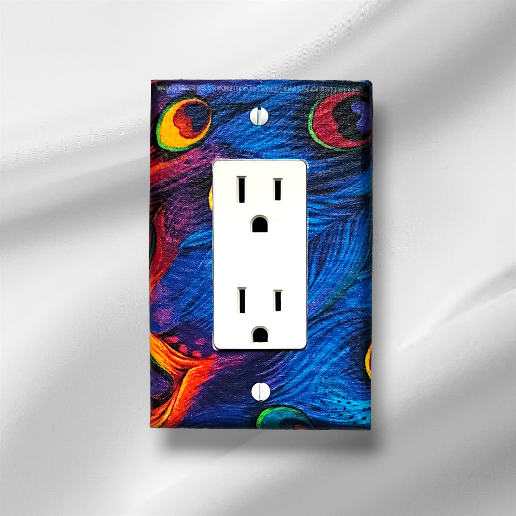 Royal Jewel Peacock Pride Switch Cover