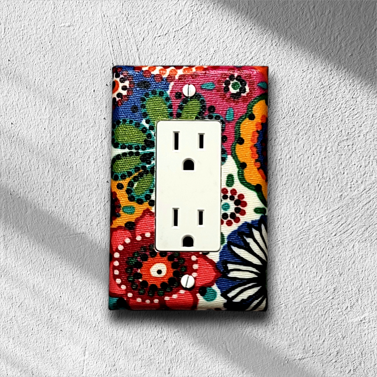 Rainbow Sunburst Decorative Switch Plate