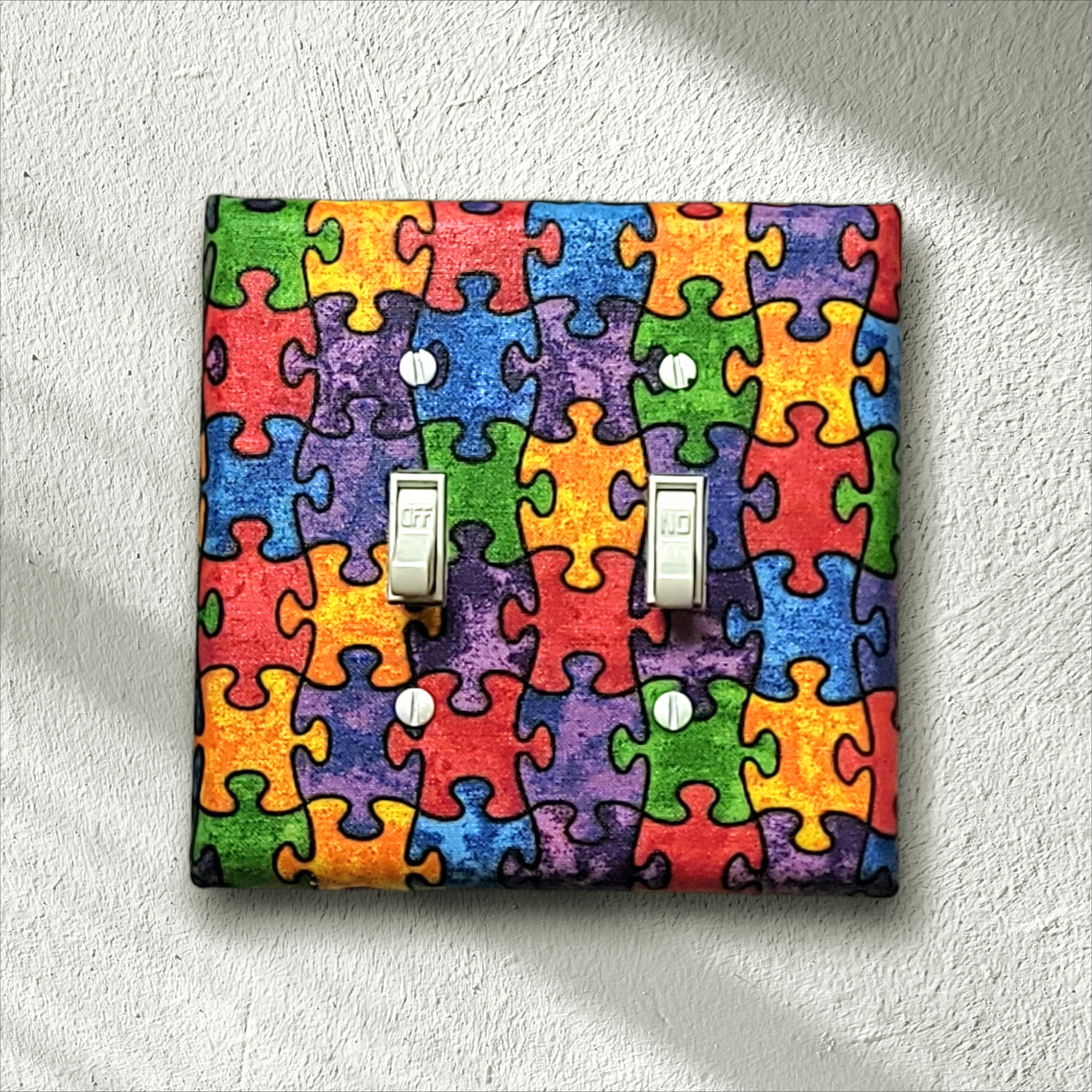 Puzzle Pieces Autism Acceptance | Light Switch Covers