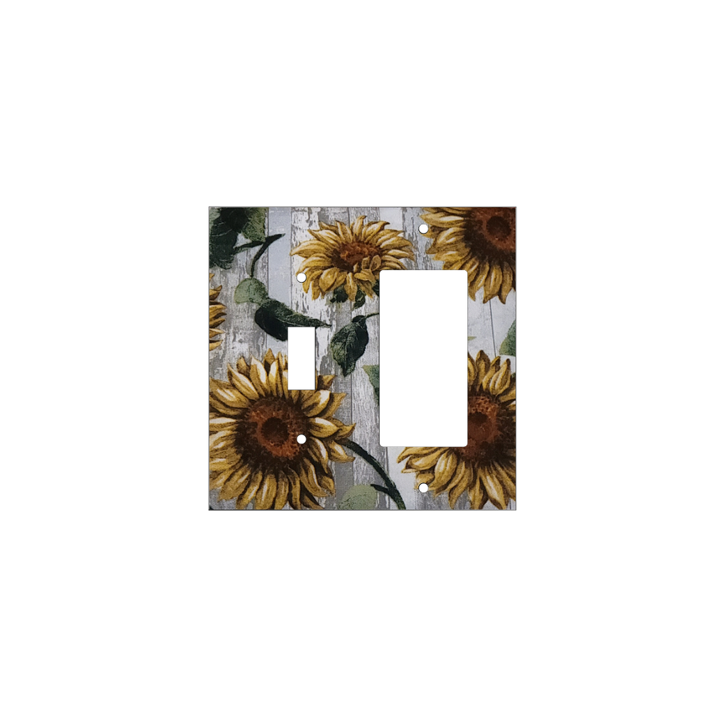 Golden Harvest Sunflower Fields Switch Cover