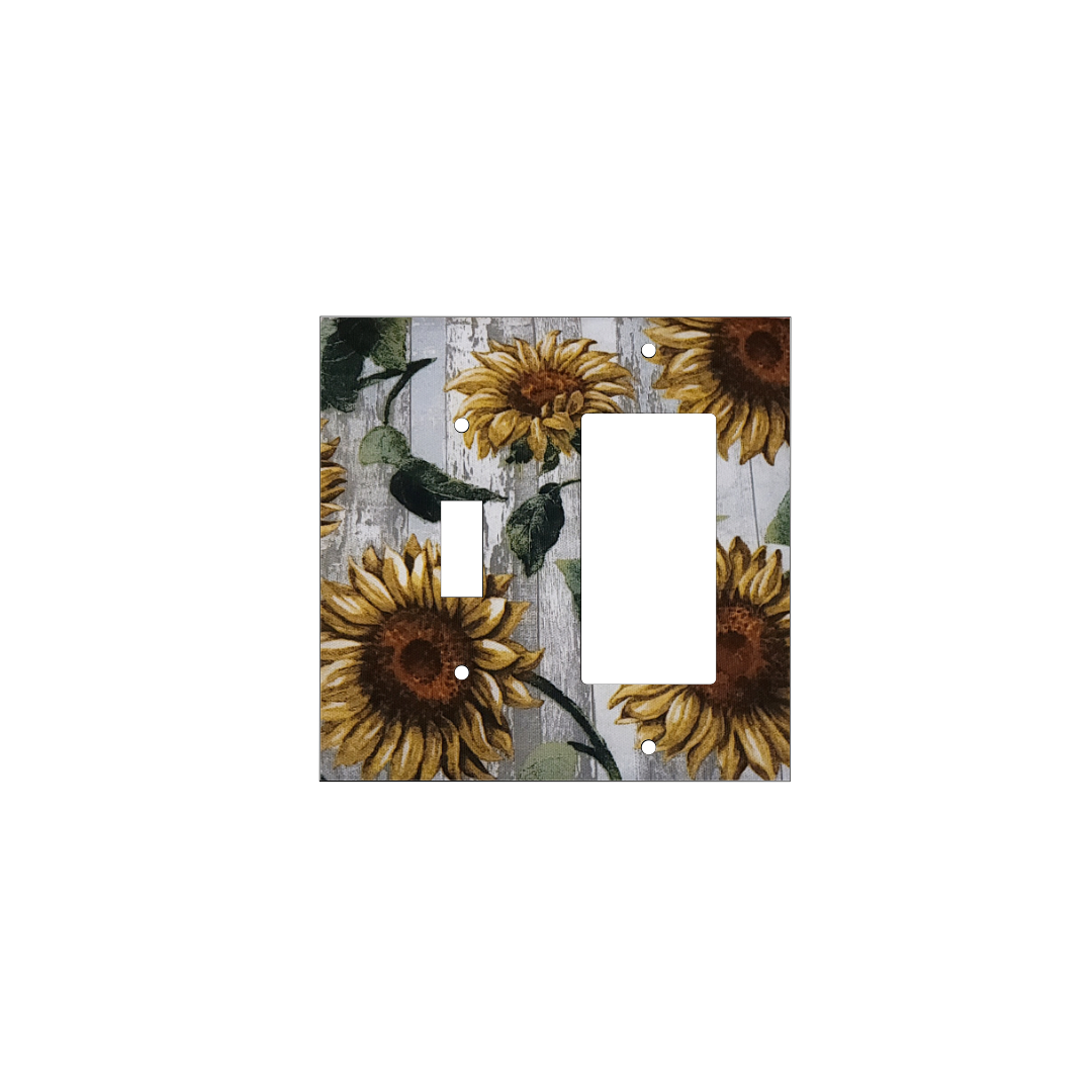 Golden Harvest Sunflower Fields Switch Cover