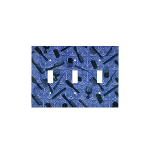 Blue Hair Tools Switch Cover | Afrocentric Styling Cultural Art