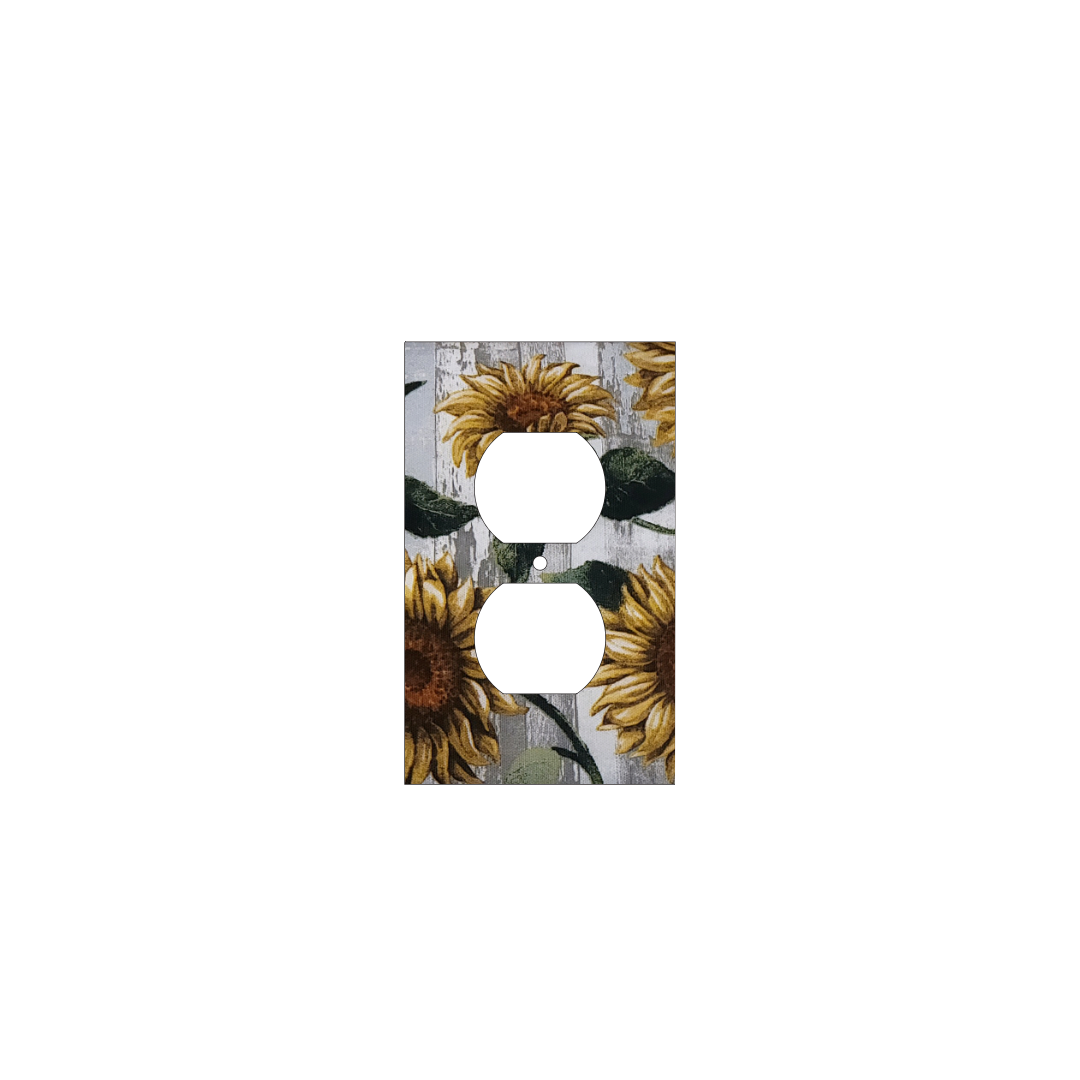 Golden Harvest Sunflower Fields Switch Cover