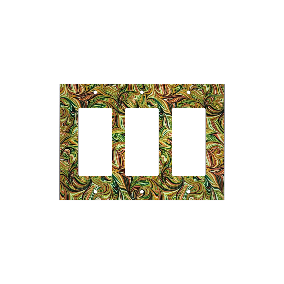 Ember & Emerald Marbled Light Switch Cover