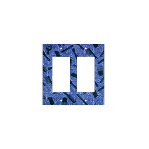 Blue Hair Tools Switch Cover | Afrocentric Styling Cultural Art