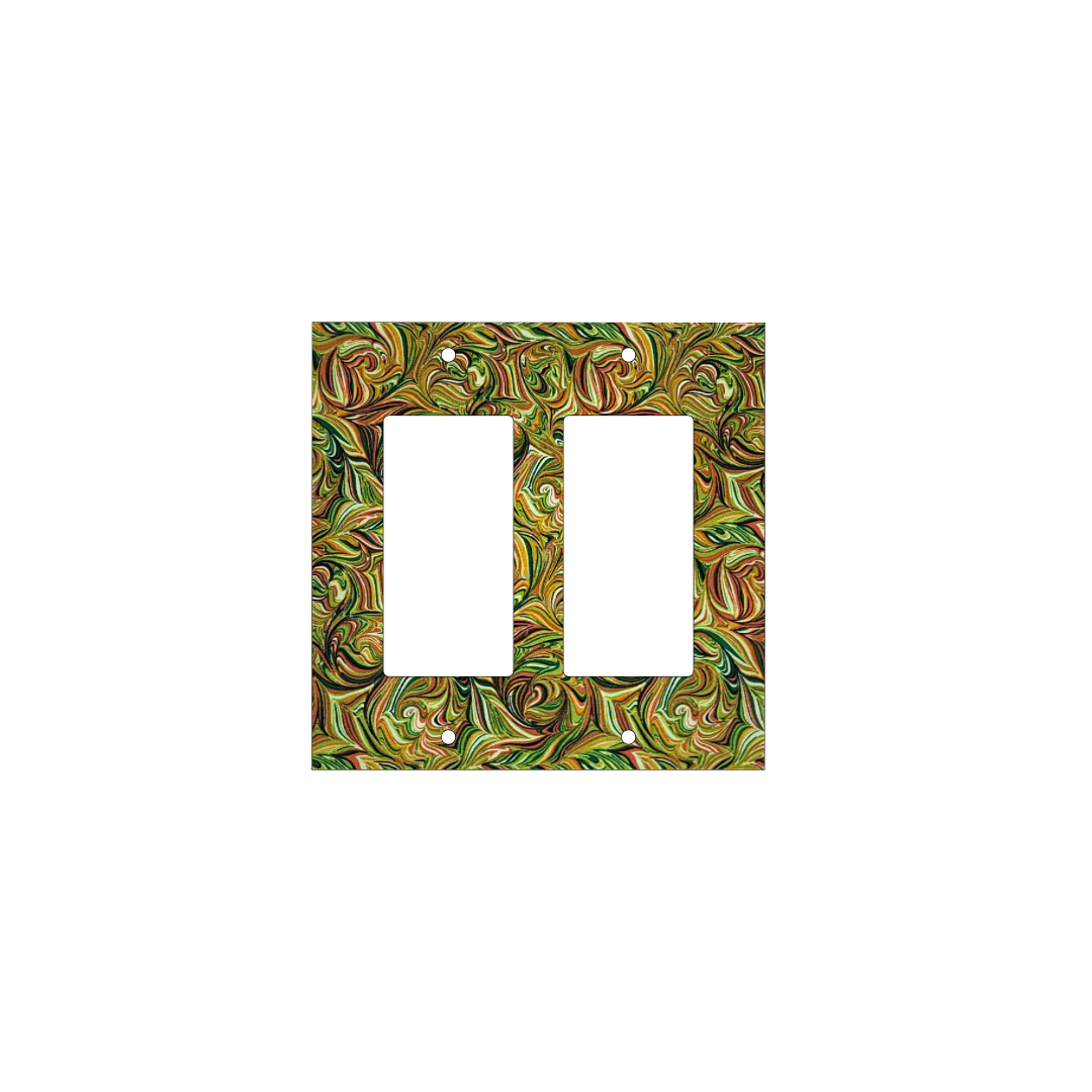 Ember & Emerald Marbled Light Switch Cover