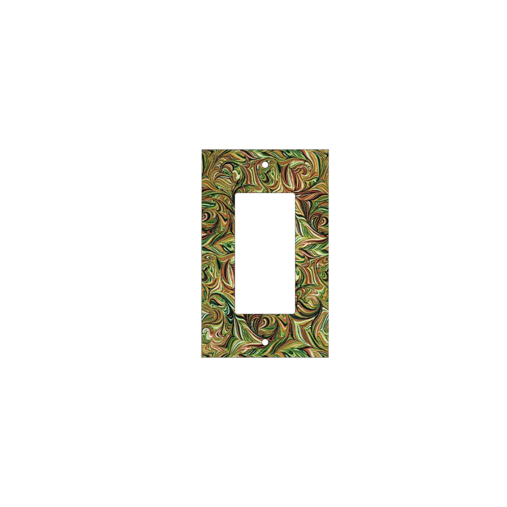 Ember & Emerald Marbled Light Switch Cover