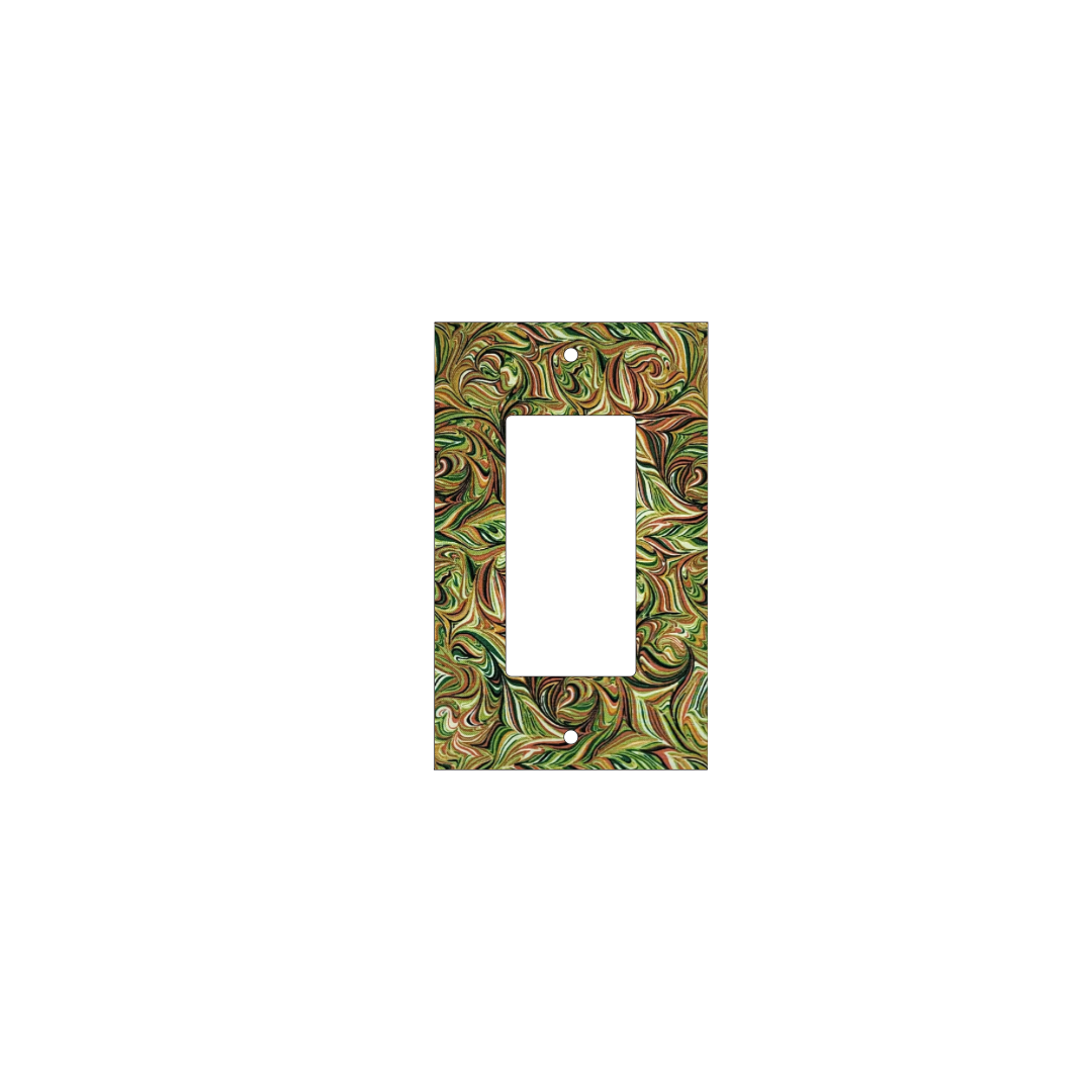 Ember & Emerald Marbled Light Switch Cover