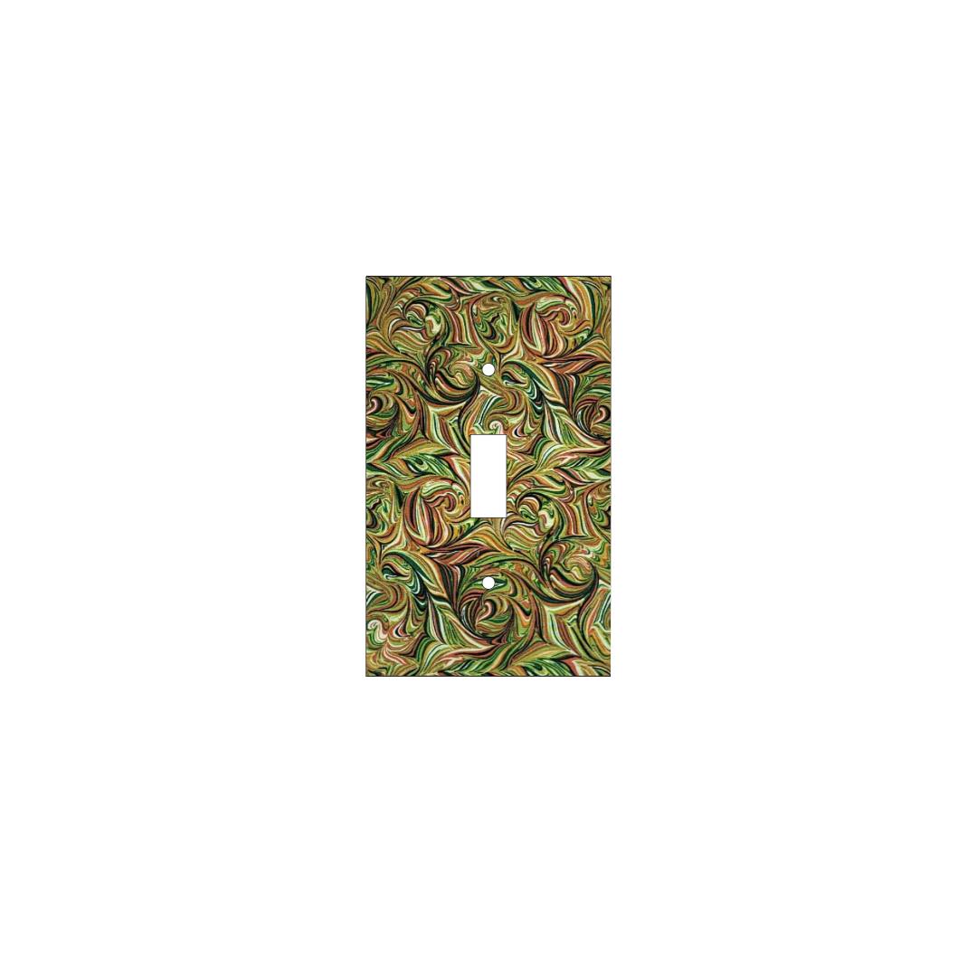 Ember & Emerald Marbled Light Switch Cover