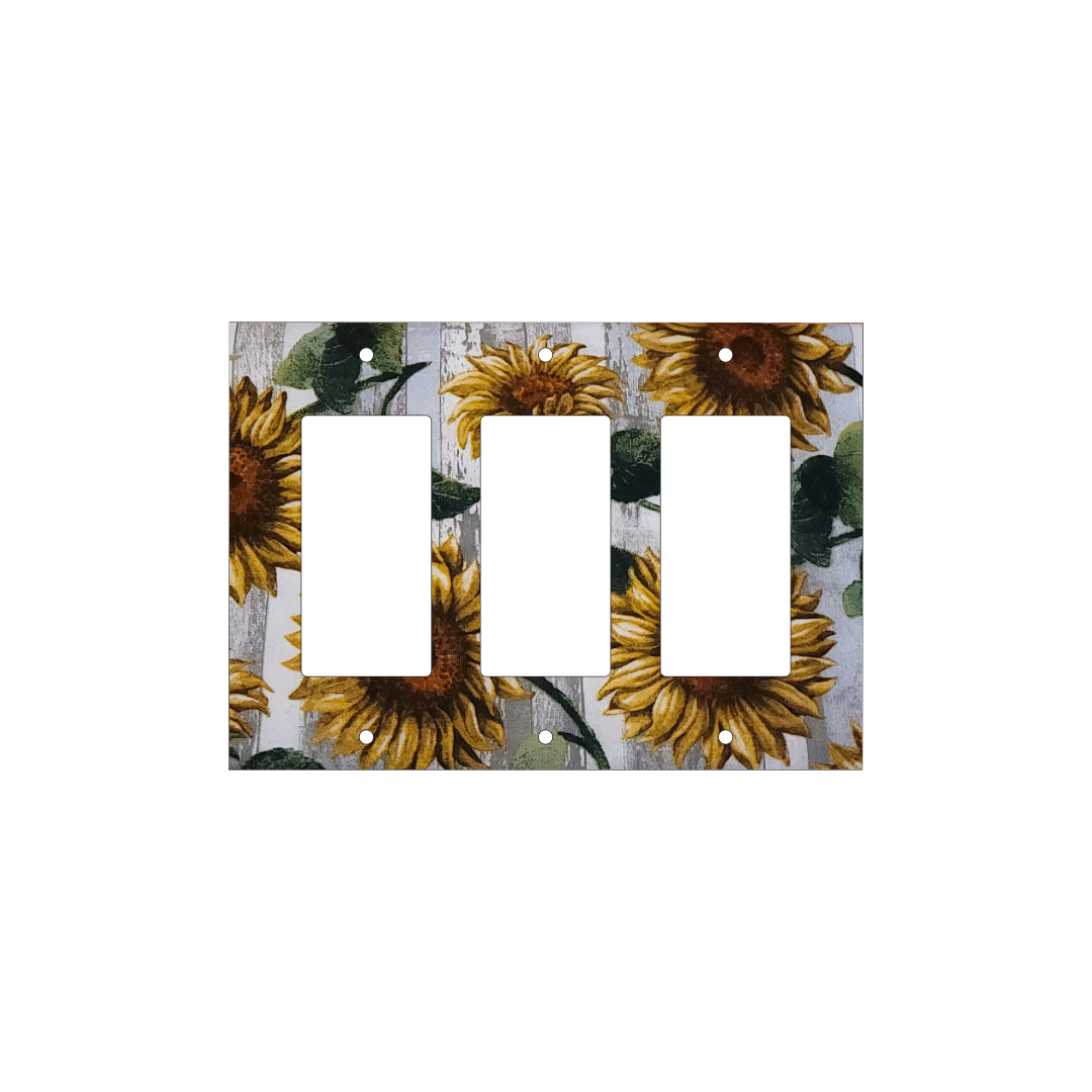 Golden Harvest Sunflower Fields Switch Cover