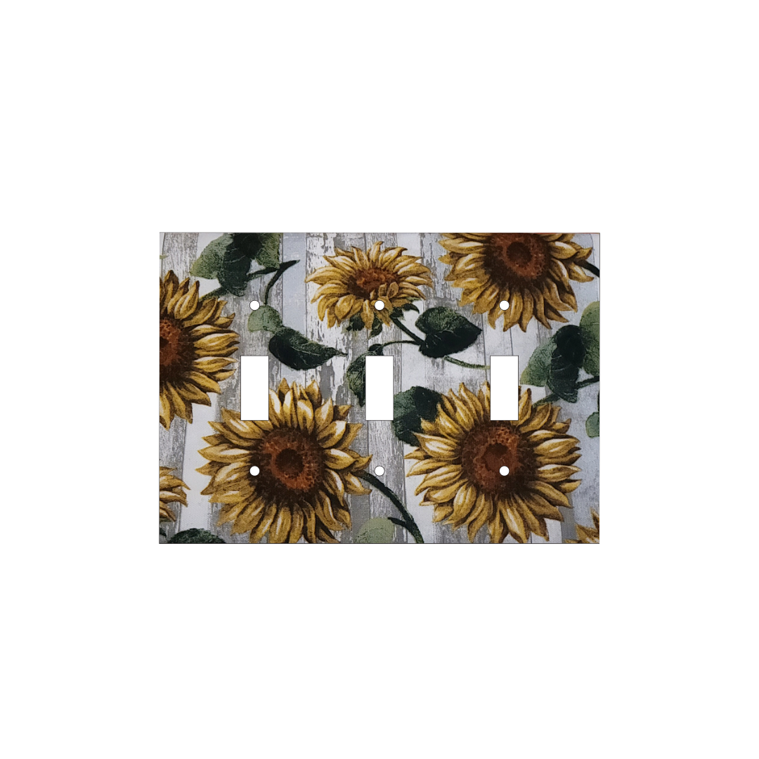 Golden Harvest Sunflower Fields Switch Cover