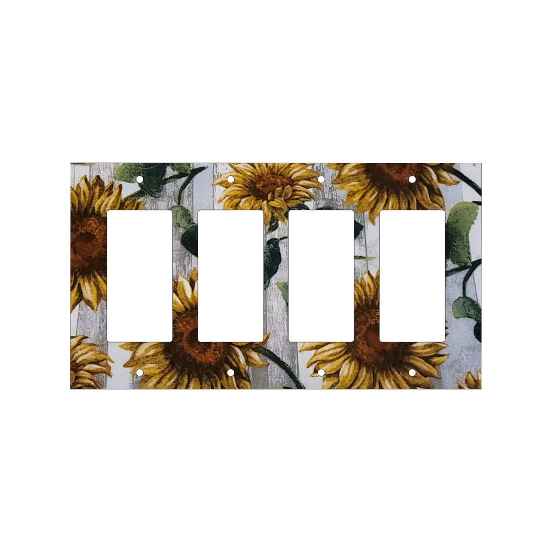 Golden Harvest Sunflower Fields Switch Cover