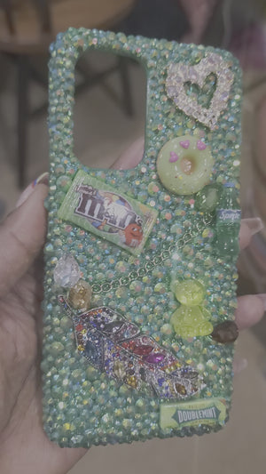 Something Sweet Green Sparkle Phone Case