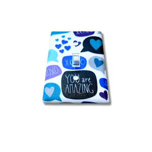 XOXO Affirmation Switch Cover | You Are Amazing Positive Vibe