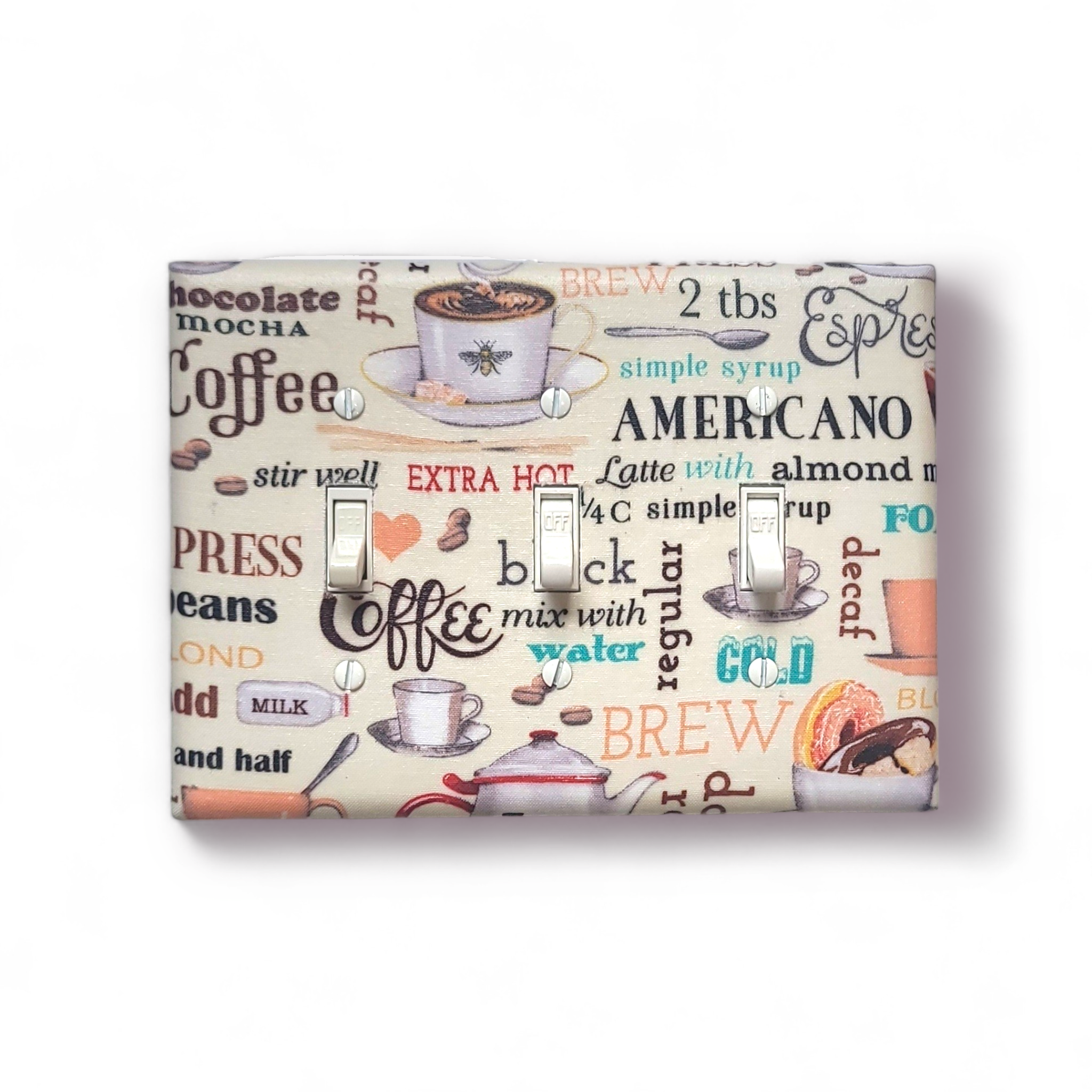 Coffee Ritual Decorative Light Switch Cover