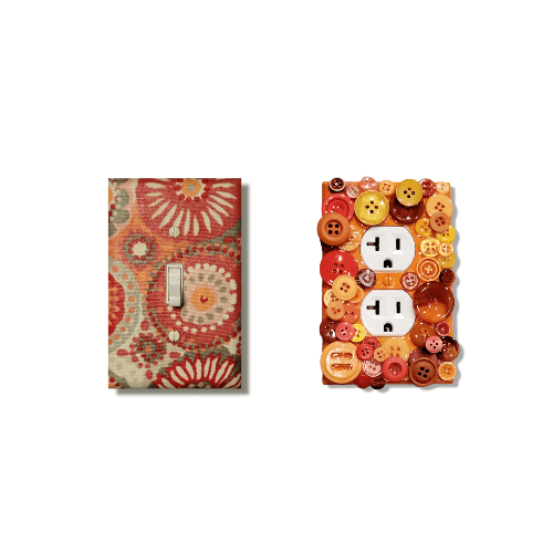 Coral w/ Orange Buttons Bundle - Kustom Kreationz by Kila