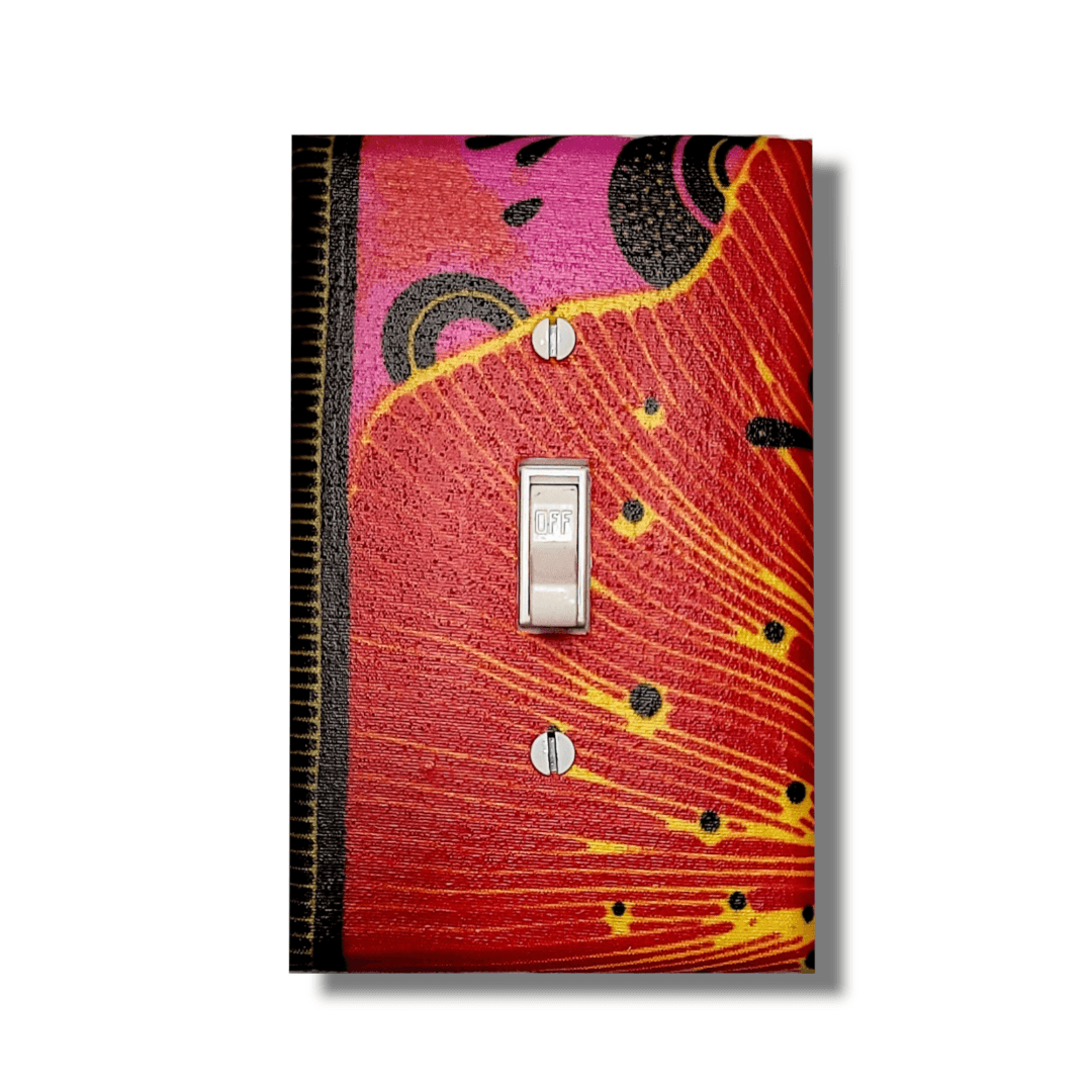 Starfruit Collection Fabric Light Switch | Wall Plate | Outlet Covers | Toggle | Switchplate - Kustom Kreationz by Kila