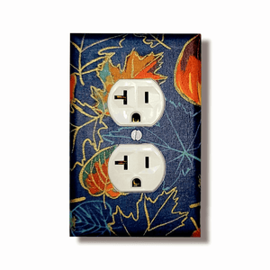Autumn Changing Leaves Fabric Light Switch & Outlet Covers - Kustom Kreationz by Kila