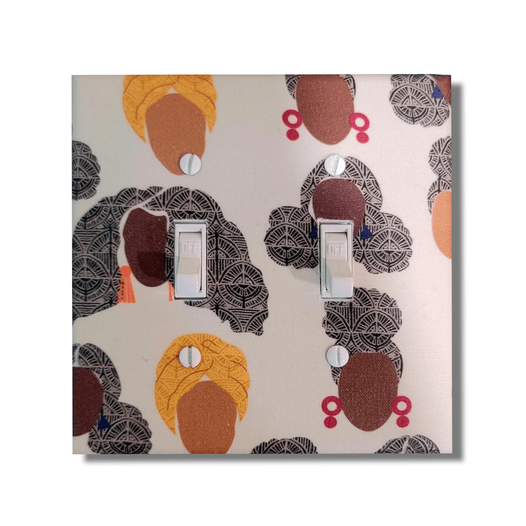 Natural Hair/Afro-textured Lightswitch Covers | Kustom Kreationz by Kila
