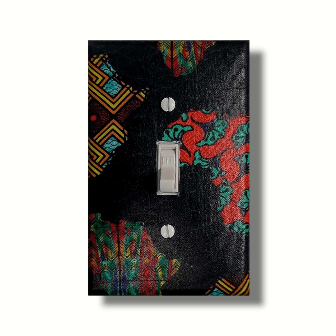 Black Jewel (It's DEEP BLUE) Light Switch | Wall Plate | Outlet Covers | Toggle | Switchplate - Kustom Kreationz by Kila