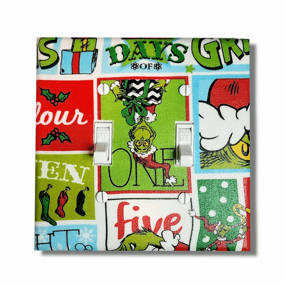 The Grinch Light Switch Covers - Kustom Kreationz by Kila