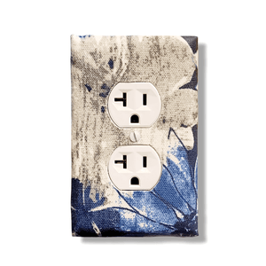 blue decorative light switch covers | Kustom Kreationz by Kila