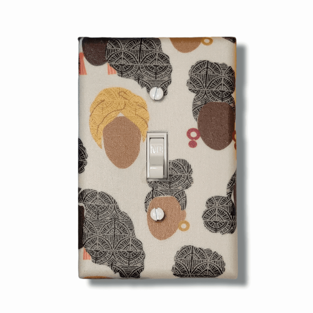 Natural Hair/Afro-textured Lightswitch Covers | Kustom Kreationz by Kila