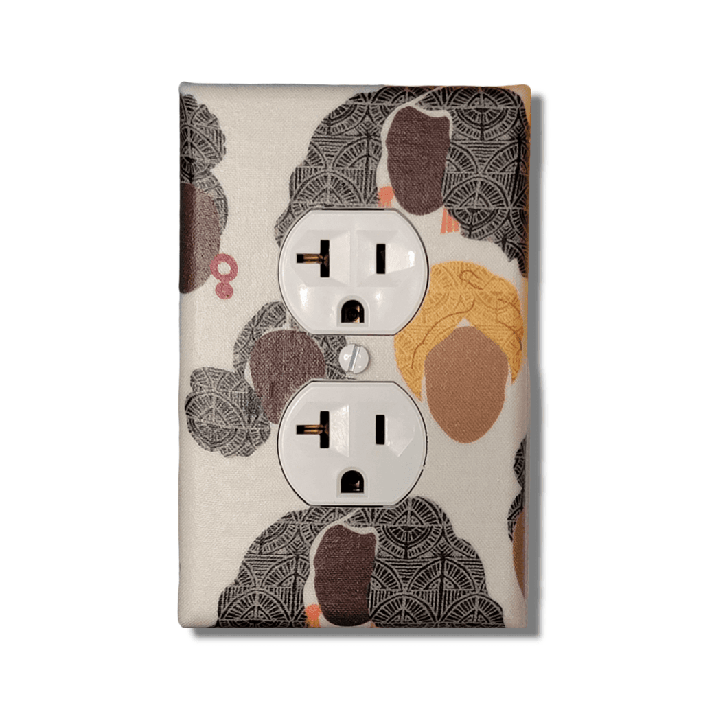 Natural Hair/Afro-textured Lightswitch Covers | Kustom Kreationz by Kila