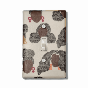 Natural Hair/Afro-textured Lightswitch Covers | Kustom Kreationz by Kila