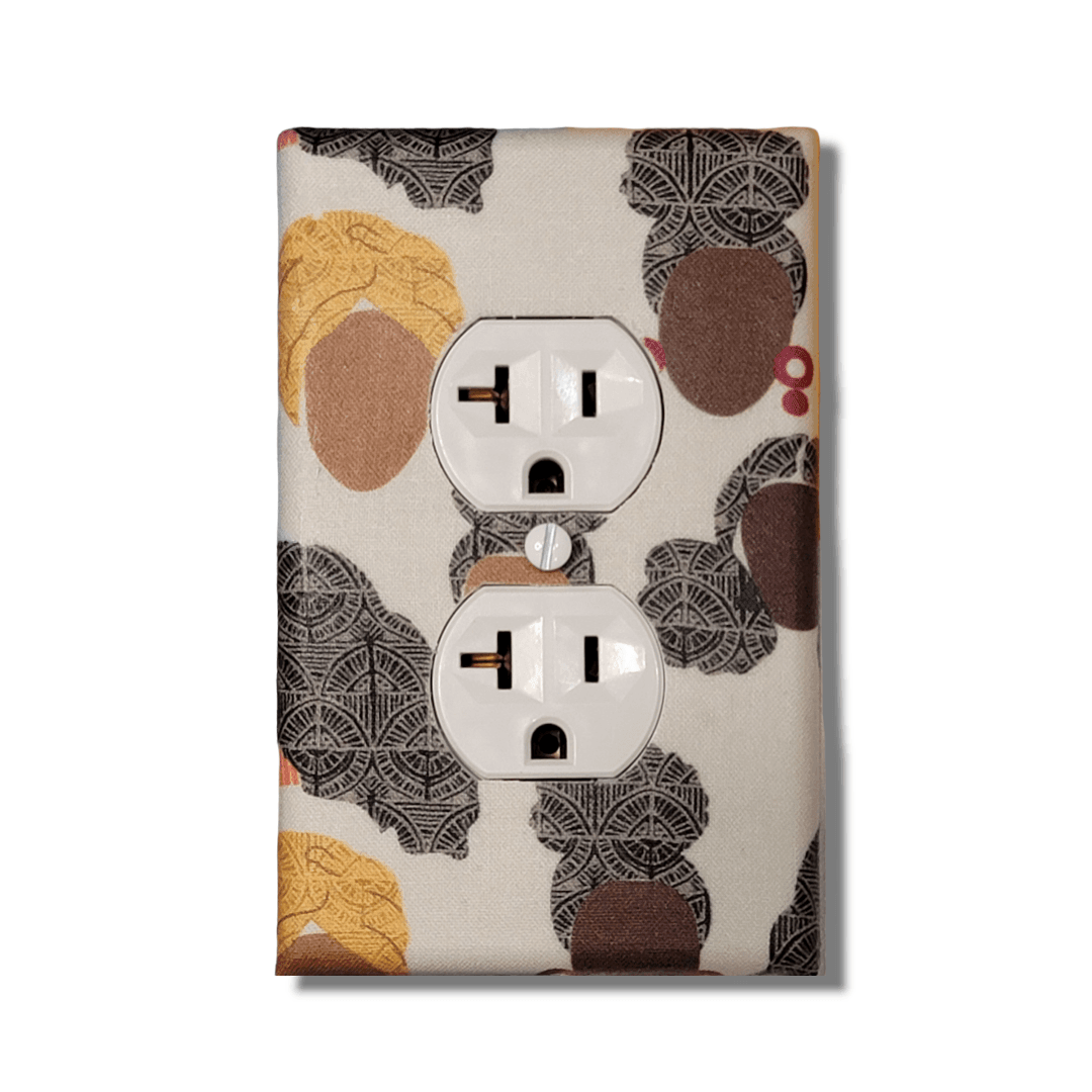 Natural Hair/Afro-textured Lightswitch Covers | Kustom Kreationz by Kila
